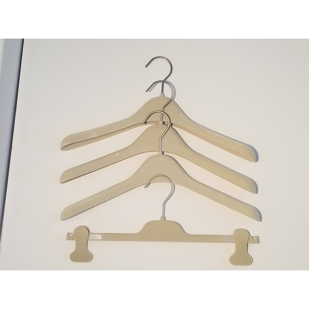 The Row 4 velvet hangers
